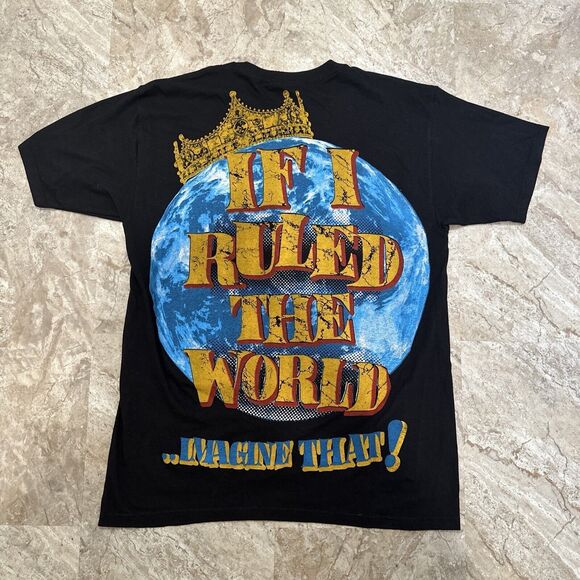 Mens Large - Nas & Lauryn Hill If I Ruled The World Backstock Co Modern Rap Tee - Picture 2 of 6